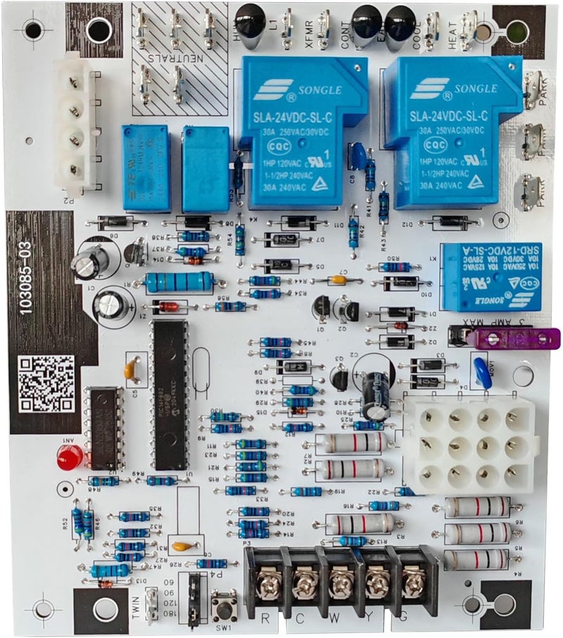 Dicsley 94W83 Furnace Control Board Replacement for 103085-02, 103085-03,1012-977A-I, 1012-83-9674 Series Single Stage Ignition Control for Lennox HVAC Equipment Plug and Play - Image 3